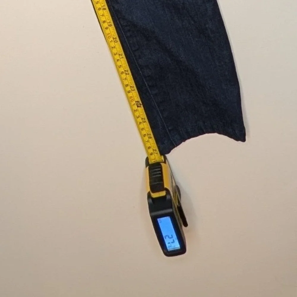 Eileen Fisher Pants Womens‎ M Blue Denim Pull On Jeggings Organic Cotton Stretch